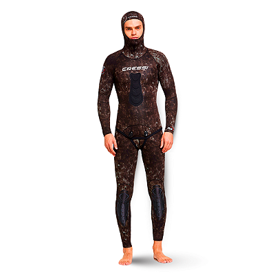 Roupa De Mergulho Neoprene Cressi Apnea Kenshin Camo 3,5mm