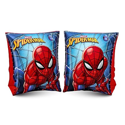 Boia De Braço Infantil Inflável Homem Aranha Marvel Bestway Mor