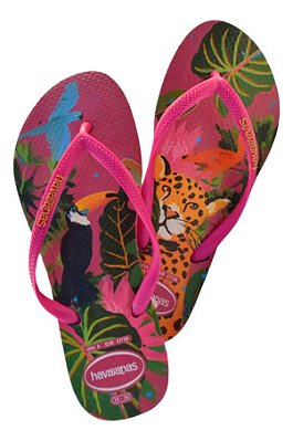 Chinelo Havaianas Slim Tira Fina Feminino Verão Summer Bliss Original