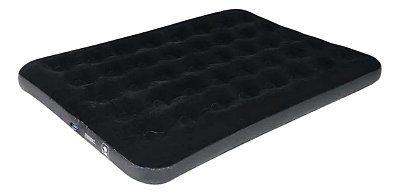 Colchão Inflável Grande Casal Até 300kg Aveludado Deluxe Bel