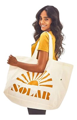Bolsa De Ombro Grande Oversized Para Praia Verão Uv Line