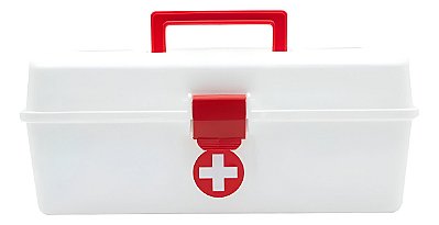 Caixa Maleta P/ Kit Primeiros Socorros Pequena Medicamentos