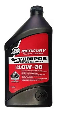 Óleo Mercury 4T Sae 10w30 - 1L  Motores De Popa V6 V8 (PN)
