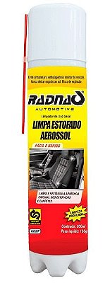 Limpa Estofado Aerosol Radnaq - 300ml | Produtos Náuticos