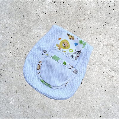 Regurgitador com Toalhinha de Boca | Enxoval de Bebê Safari