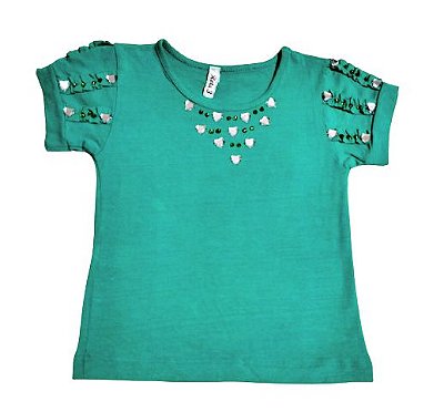 Blusa Infantil Feminina Verde