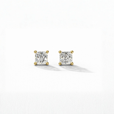 Brincos Ponto de Luz Zircônia Banhado a Ouro 18k com Garantia