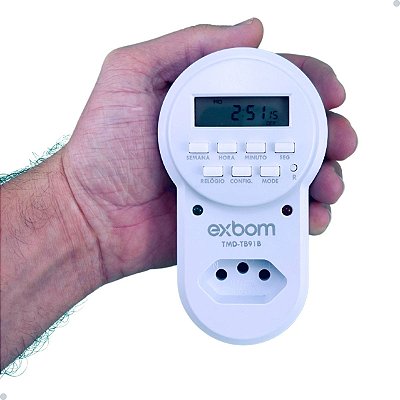Temporizador Programável C/ ajuste em segundos 110/220V