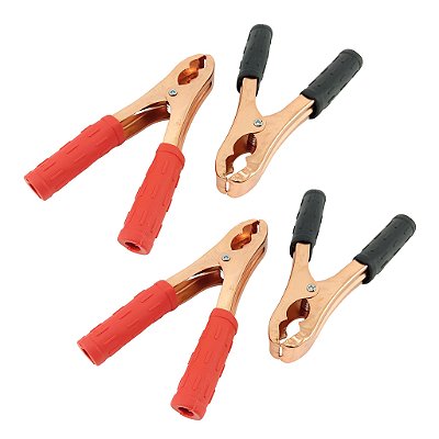 Kit 4 Garras Jacaré P/ Cabo De Bateria 200A  - B44 Imports