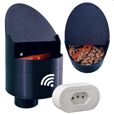 Tratador Automático TUBOTRAT100 WiFi para animais – Alimentação automática - RAGOTTI