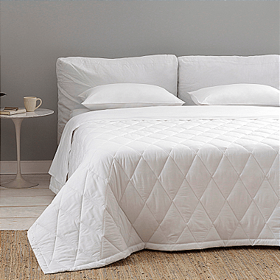 Edredom Buddemeyer Basic Percalle Queen 250X240 Branco
