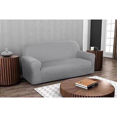 CAPA P/ SOFA ADM BEM ESTAR 2/3 LUG CINZA