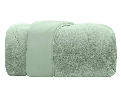 Edredom Altenburg Blend Comfort Sherpa 150X220 Verde