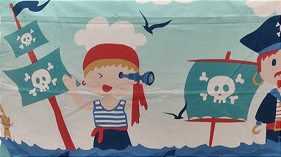 Fronha Coteminas Royal 50X70 Pirata Azul