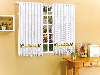 CORTINA BJ FLOR VIVA VIDA 150X210X40 GALINHA POA