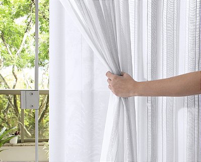 CORTINA BJA DUPLEX CROMO 300X230