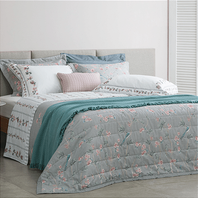 KIT COLCHA BUD PERCALLE AGATHA 250X240 3 PC