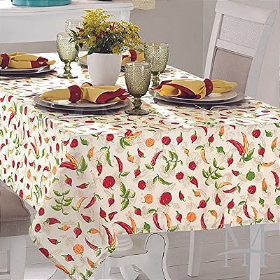 TOALHA DE MESA DOL CLEAN ATHENAS ESTAMPADO 140X140 IARA 01 4 LUGARES LIMPA FÁCIL