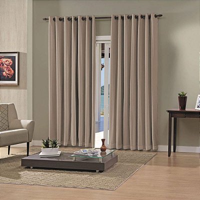 CORTINA BJA PRATIKA 240X160 LISA CAQUI