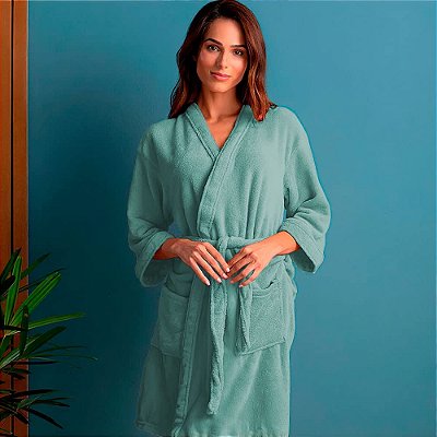 ROUPAO ATL MICRO KIMONO S/GOLA SOFT CIDREIRA M