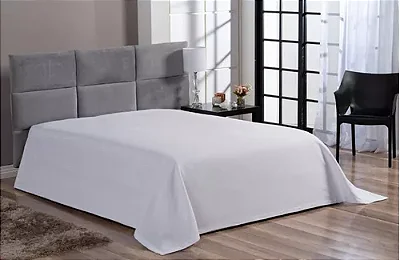 KIT COLCHA DOL PIQUET SOLTEIRO LISO BRANCO