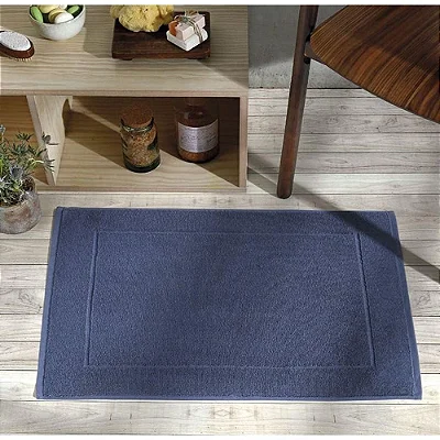 Piso Atoalhado Dohler Felpudo Rubi Azul 9370