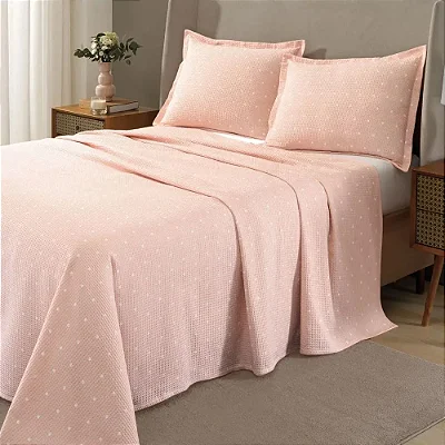KIT COLCHA DOL PIQUE QUEEM 240X250 SOFIA