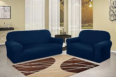 CAPA P/ SOFA ADM BEM ESTAR 2 LUG AZUL