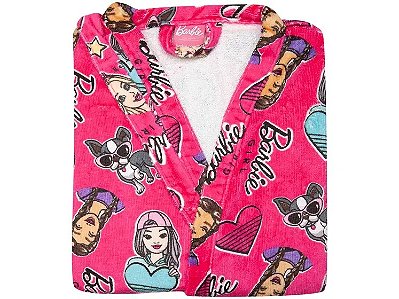 ROUPAO DOL INFANTIL FELP VELOUR M BARBIE 26