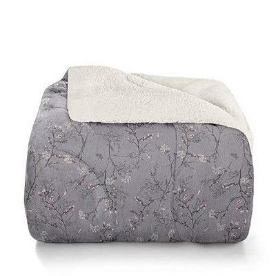 EDREDOM HDR PLUSH SHERPA EST CASAL 220X235 RAMAS