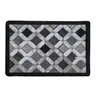 TAPETE NIA BOUCLE GEOMETRICO 45X65 CINZA