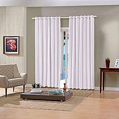 CORTINA BJA PRATIKA 260X170 MONACO SLIM BRANCO