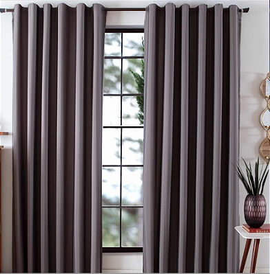 CORTINA BECADECOR MADRAS 400X260 8110 CINZA