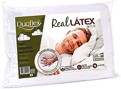 TRAVESSEIRO DUO REAL LATEX ALTO 50X70