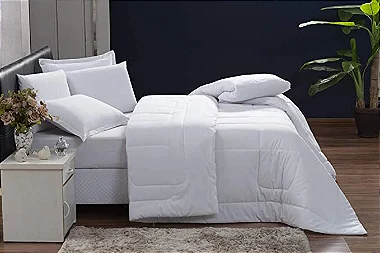 EDREDOM COT T MIX 180F CASAL BRANCO
