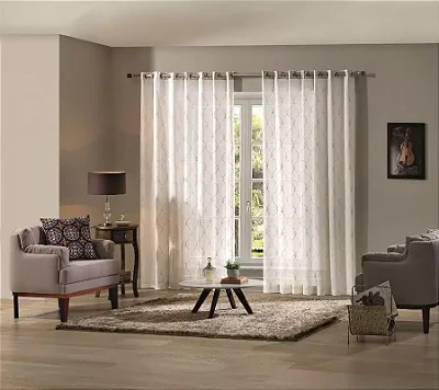 CORTINA BJA DUPLEX RENAISSANCE 360X250 MARFIM