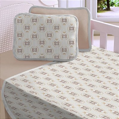 Jogo de Cama Sul Brasil Baby Vivaldi Royal Bege Estampado