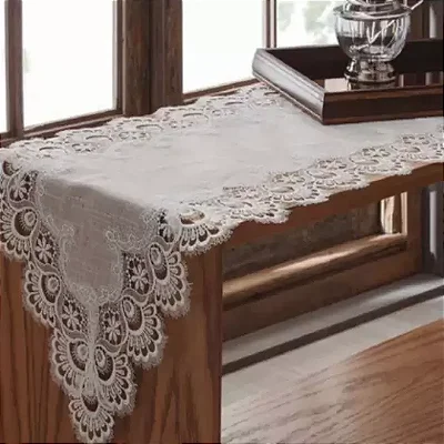 CAMINHO MESA JOL RENDADO ISTAMBUL 085X085 BG/BC