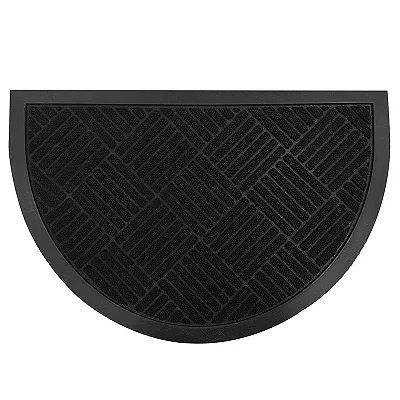 TAPETE NIA PORTA LIMA MEIA LUA 40X60 DES PRETO