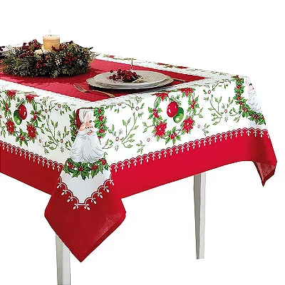 TOALHA DE MESA DOL ATHENAS NATAL 140X210 6 LUGARES NATAL 91