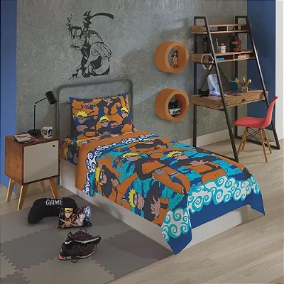 Jogo de Cama Lepper Infantil Naruto