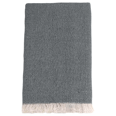 Manta Hedrons Chevron 220x290 Preto