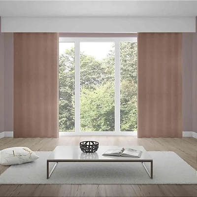 CORTINA BJA DUPLEX 420X250 CHIFFON CAMURCA