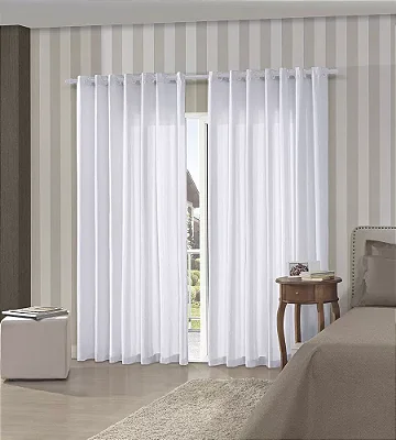CORTINA BJA PRATIKA 260X170 AMASSADA SLIM BRANCO