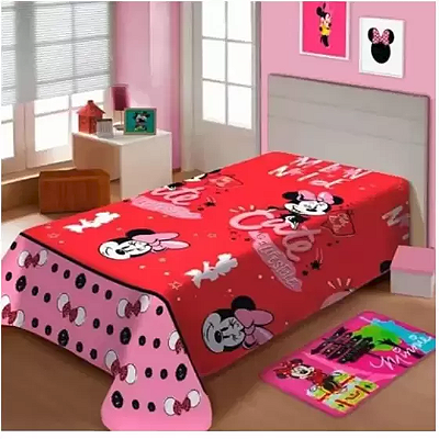 MANTA JOL DISNEY FUN C/CINTA 150X200 MINNIE MOUSE
