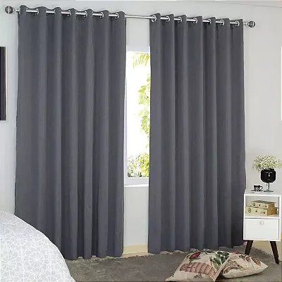CORTINA NIA 100% BLACKOUT LS NC 260X180 CINZA