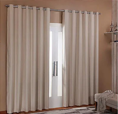 CORTINA NIA 100% BLACKOUT LS NC 260X230 BEGE
