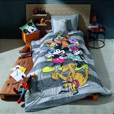 EDREDOM HDR DISNEY PLUSH MICRO SOLT 160X240 MICKEY