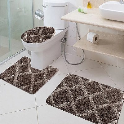 Jogo Banheiro Jolitex Resort Castor 3pcs