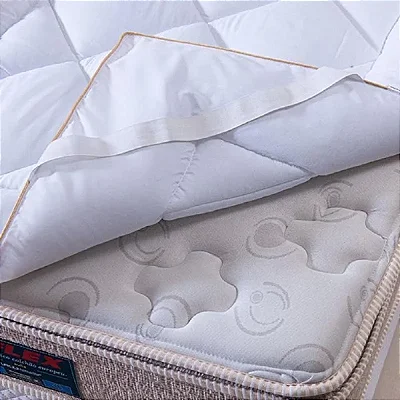 PILLOW TOP NIA TOQUE DE PLUMAS QUEEN BRANCO
